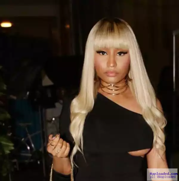 Photos: Nicki Minaj shows underboob at the premiere of Barber Shop movie